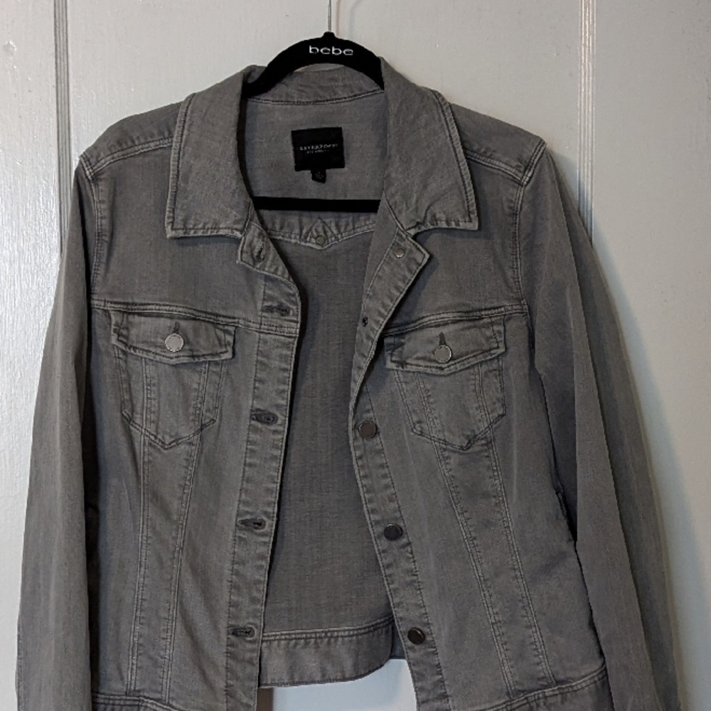 EUV Liverpool Women's Grey Denim Jacket L